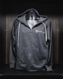 Imola Gray Lightweight Zip Hoodie