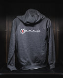 Imola Gray Lightweight Zip Hoodie